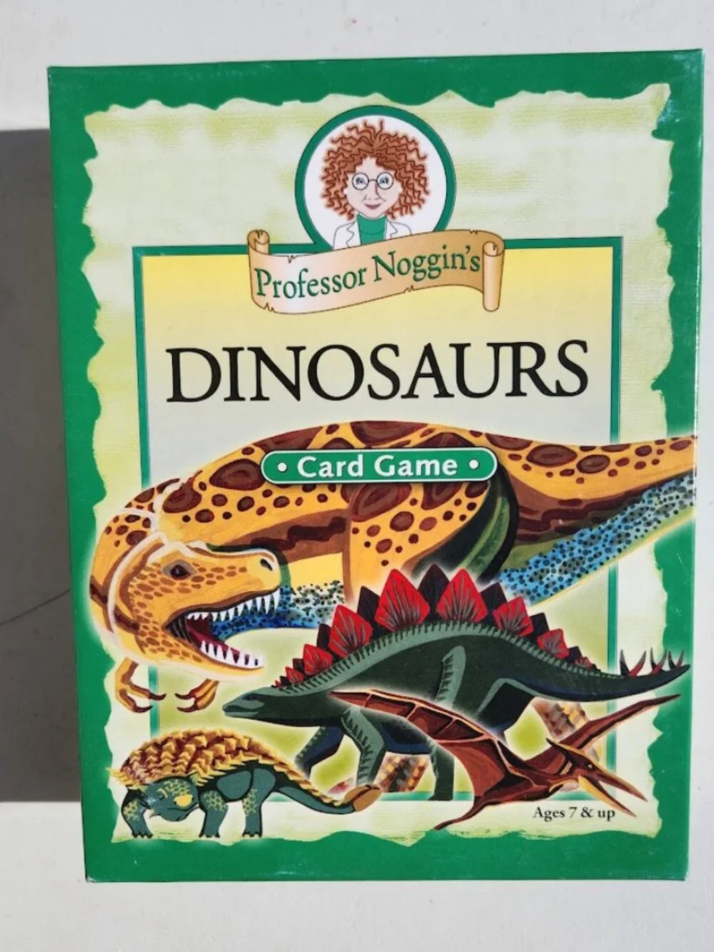 Professor Noggin's Dinosaurs Card Game Fun and Educational Family Trivia Game En